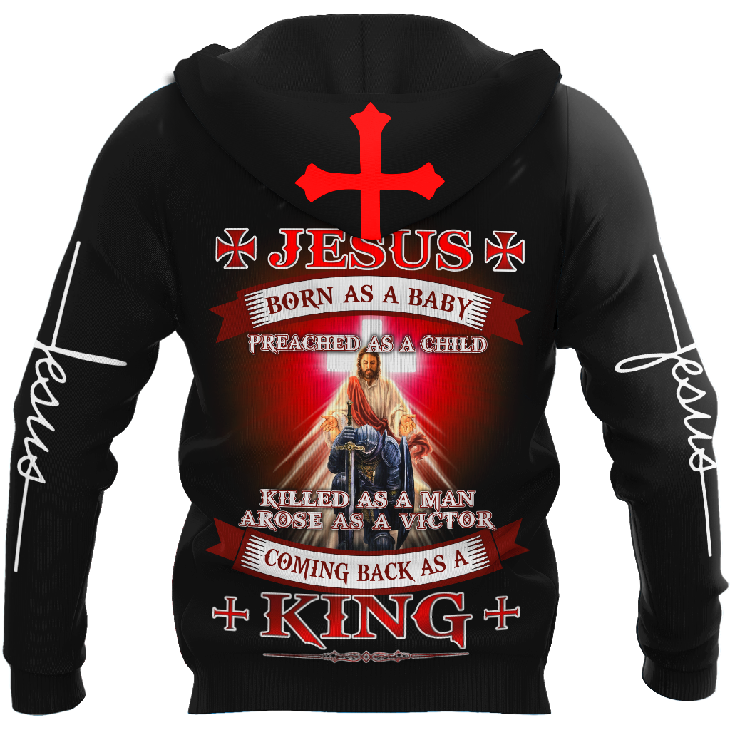 Premium Unisex Hoodie 3D All Over Printed Easter Day Christian Jesus No31 ML