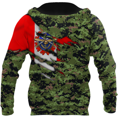 Canadian Veteran - Jesus 3D All Over Printed Shirts PD06032103