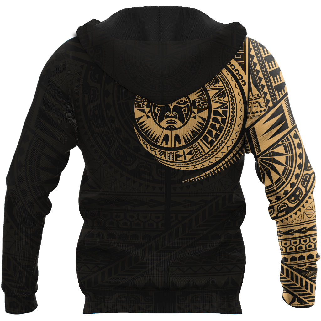New Zealand Maori Tattoo Unisex Deluxe Hoodie ML