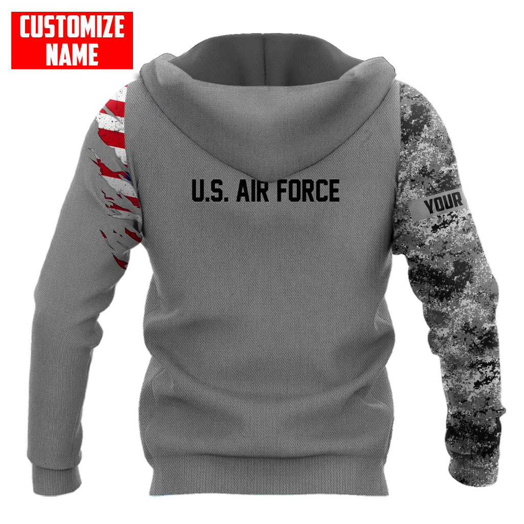 Custom name Soldier US Air Force 3d all over printed shirt hoodie MH06072108