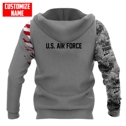 Custom name Soldier US Air Force 3d all over printed shirt hoodie MH06072108