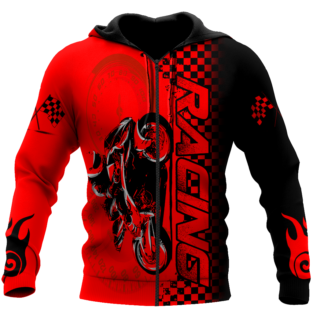 Motorcycle Racing 3D All Over Printed Unisex Shirts Let's Go Racing