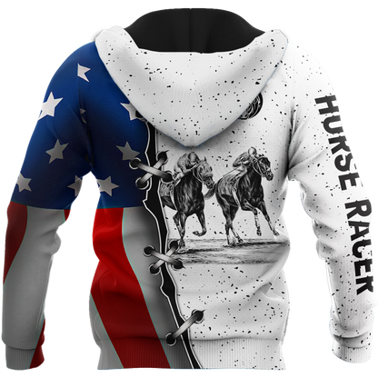 Horse Racing 3D All Over Printed Shirts For Men And Women TN