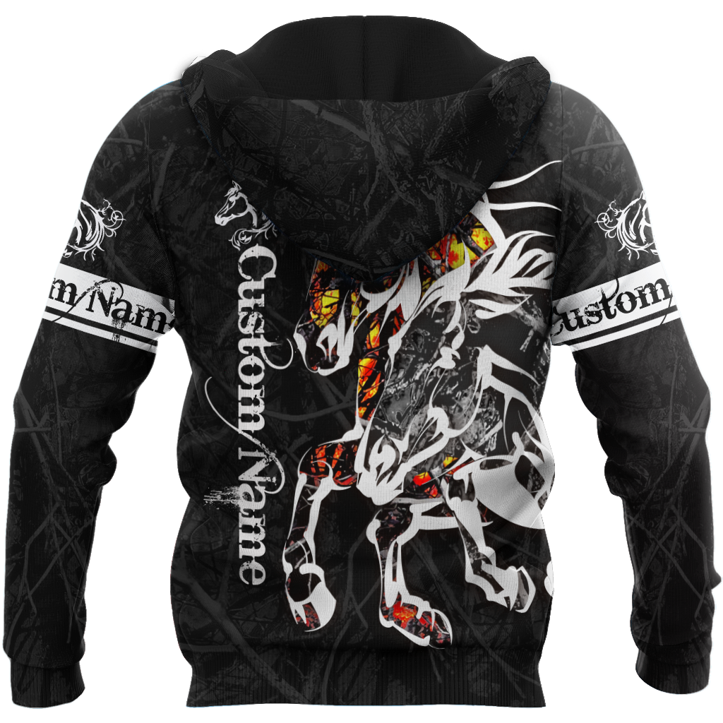 Personalized Name Horse 3D All Over Printed Shirts For Men and Women