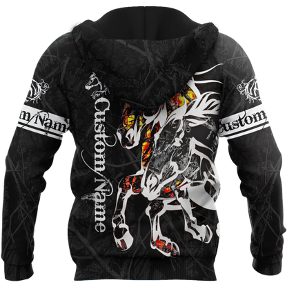 Personalized Name Horse 3D All Over Printed Shirts For Men and Women