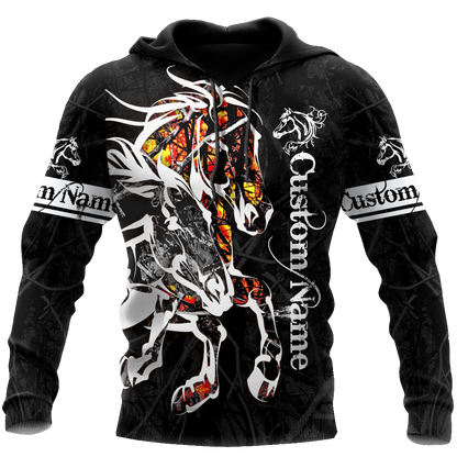 Personalized Name Horse 3D All Over Printed Shirts For Men and Women