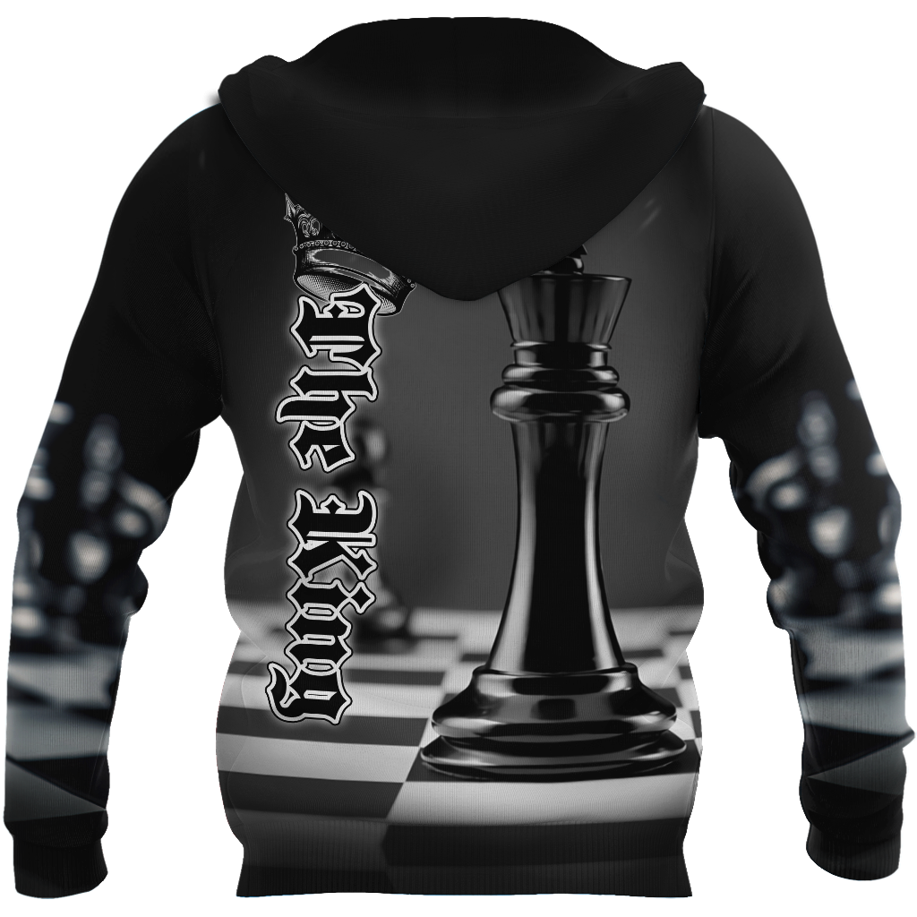 3D All Over Printed Chess Lovers- Black King Unisex Shirts PD07022101 XT