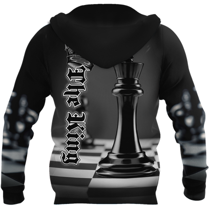 3D All Over Printed Chess Lovers- Black King Unisex Shirts PD07022101 XT