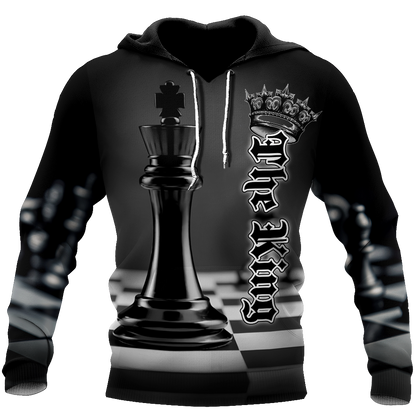 3D All Over Printed Chess Lovers- Black King Unisex Shirts PD07022101 XT