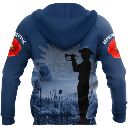 Premium Anzac Day Royal Australian Navy 3D Printed Unisex Shirts TN