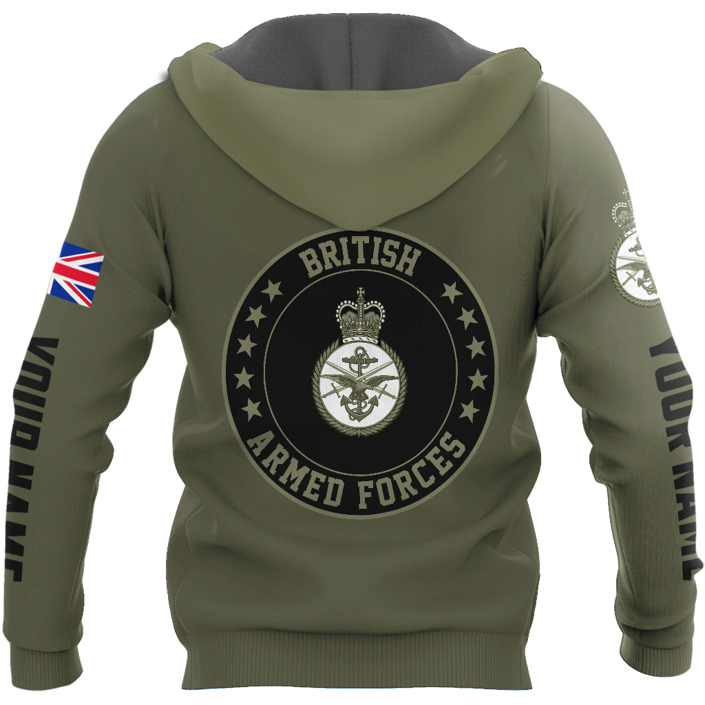 Custom Name XT British Armed Forces 3D Printed Shirts DA07042104