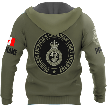 Custom Name XT Canadian Veteran PPCLI 3D Printed Clothes DA07042105