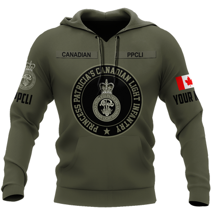 Custom Name XT Canadian Veteran PPCLI 3D Printed Clothes DA07042105