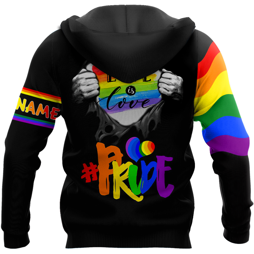 Customize Name LGBT Pride Hoodie For Men And Women SN07052101