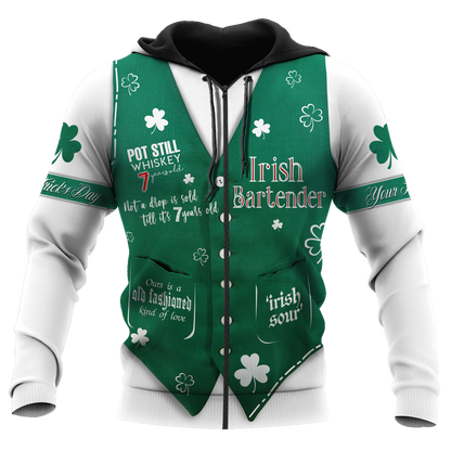 Premium Irish St.Patrick Day Customize 3D All Over Printed Unisex Shirts