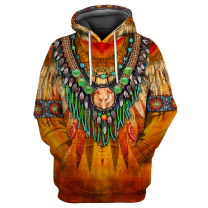Native American 3D All Over Printed Legging + Hoodie