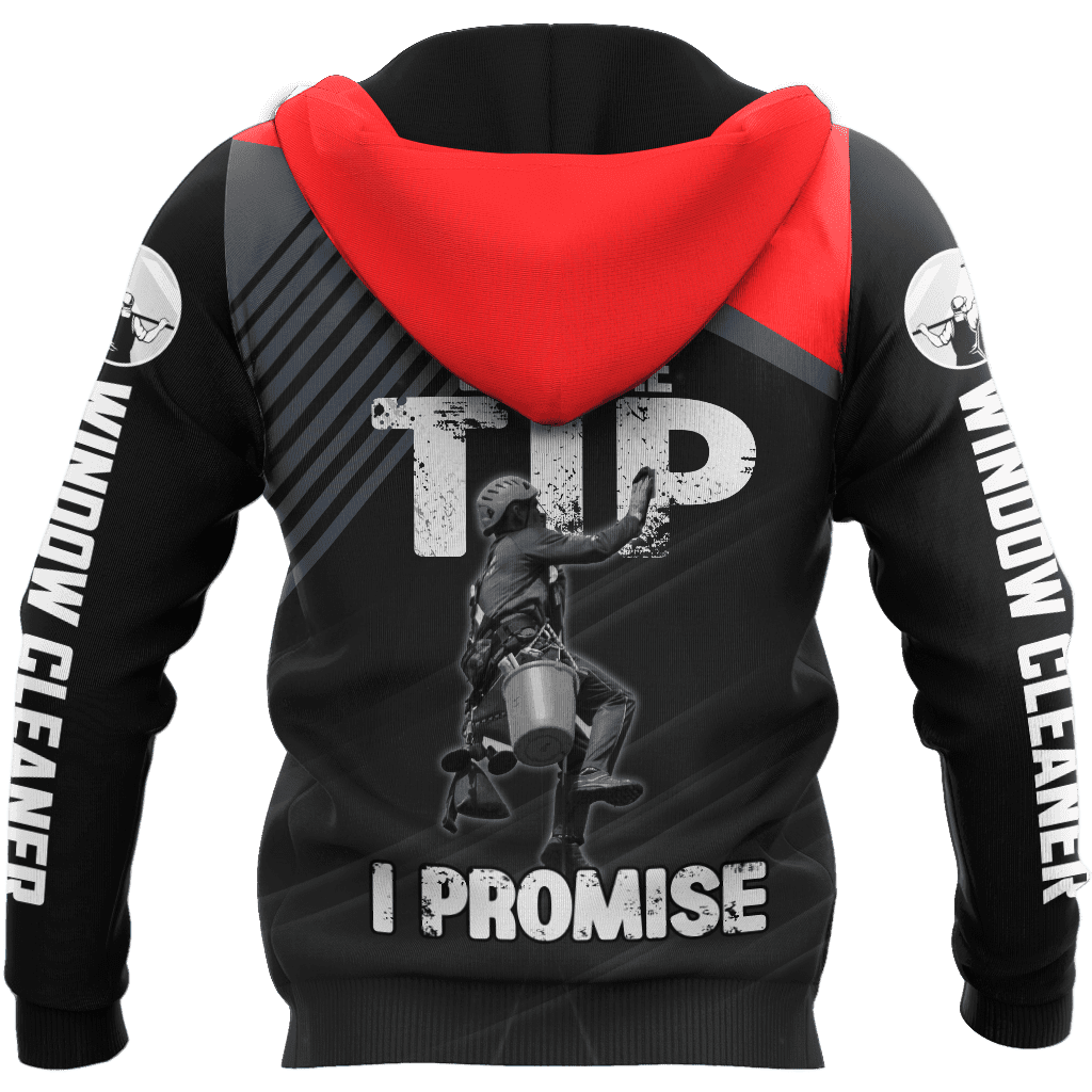 Premium 3D Printed Window Cleaner Shirt Just The Tip MEI