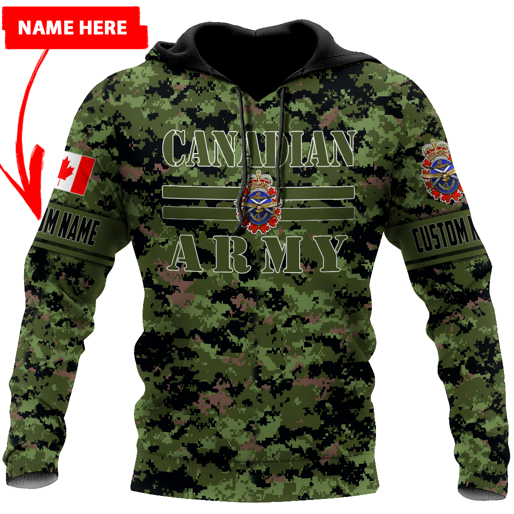 Personalized Name XT Canadian Veteran - Jesus 3D All Over Printed Shirts PD08032102