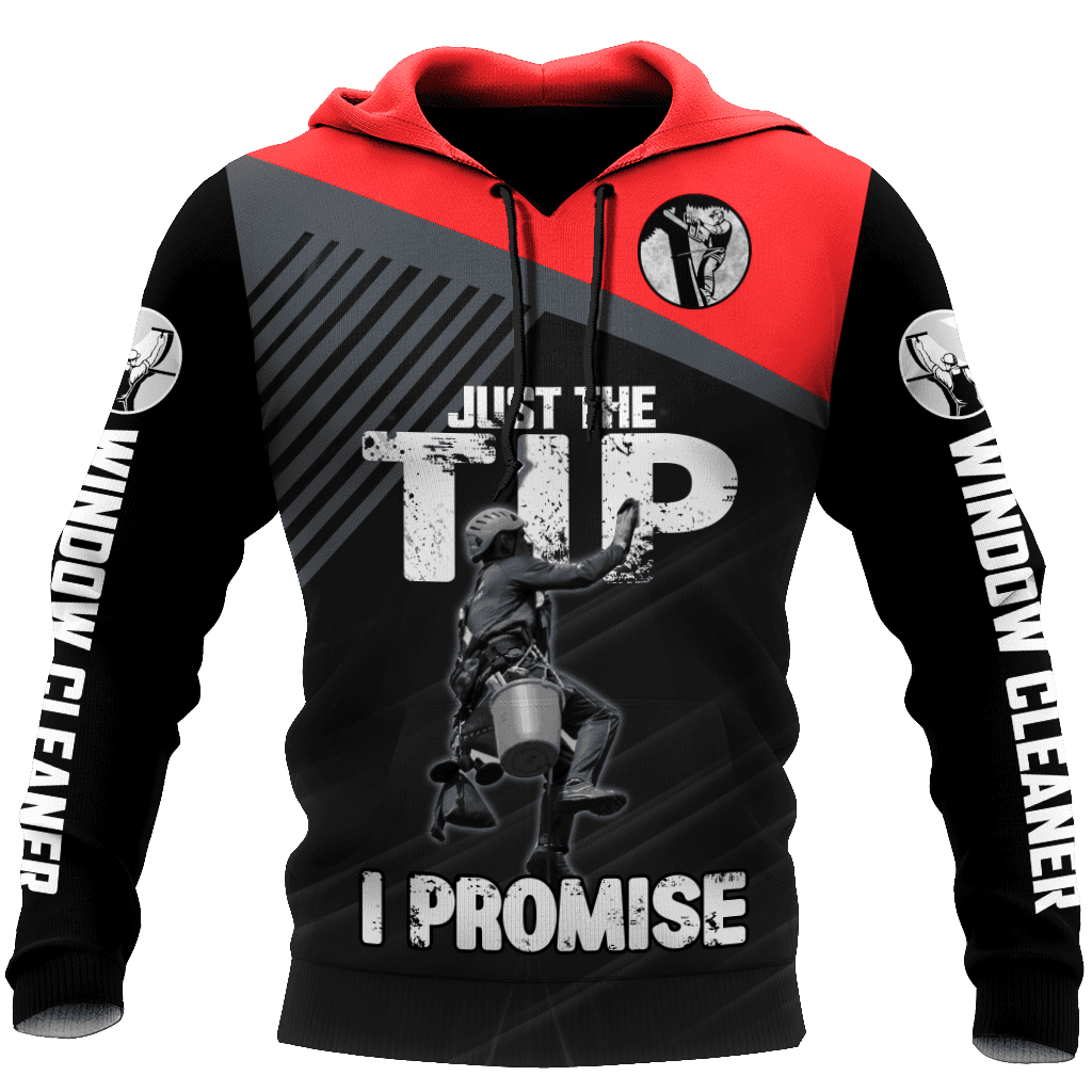 Premium 3D Printed Window Cleaner Shirt Just The Tip MEI