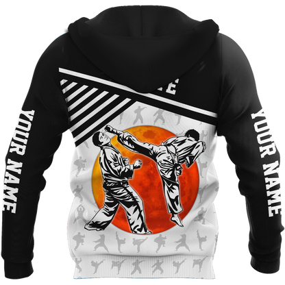 Customize Name Karate Art Hoodie For Men And Women MH08032103