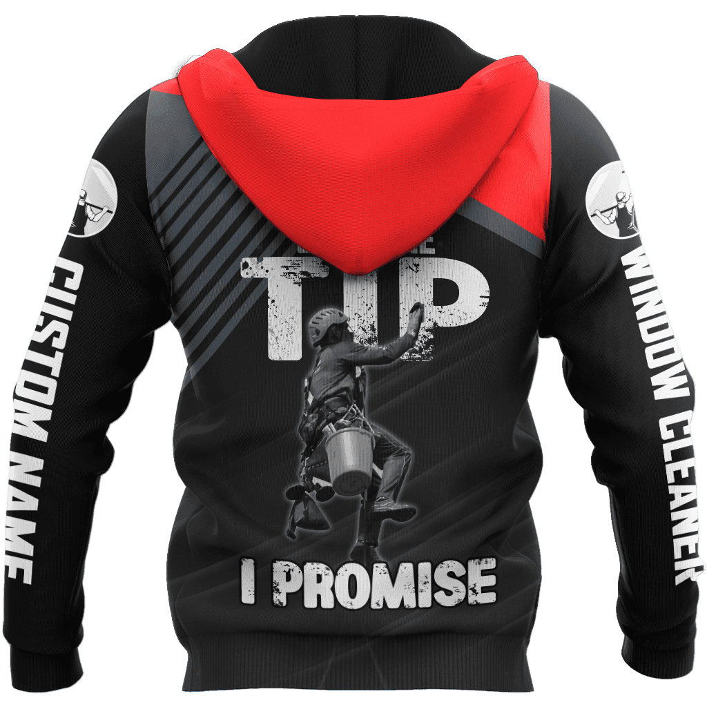 Premium Personalized 3D Printed Window Cleaner Shirts Just The Tip MEI