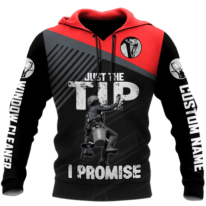 Premium Personalized 3D Printed Window Cleaner Shirts Just The Tip MEI