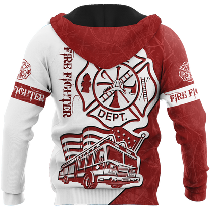 Customize Name Firefighter Hoodie For Men And Women MH08032108