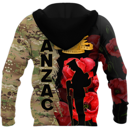 Premium Anzac Day Camo 3D Printed Unisex Shirts TN NTN08042101