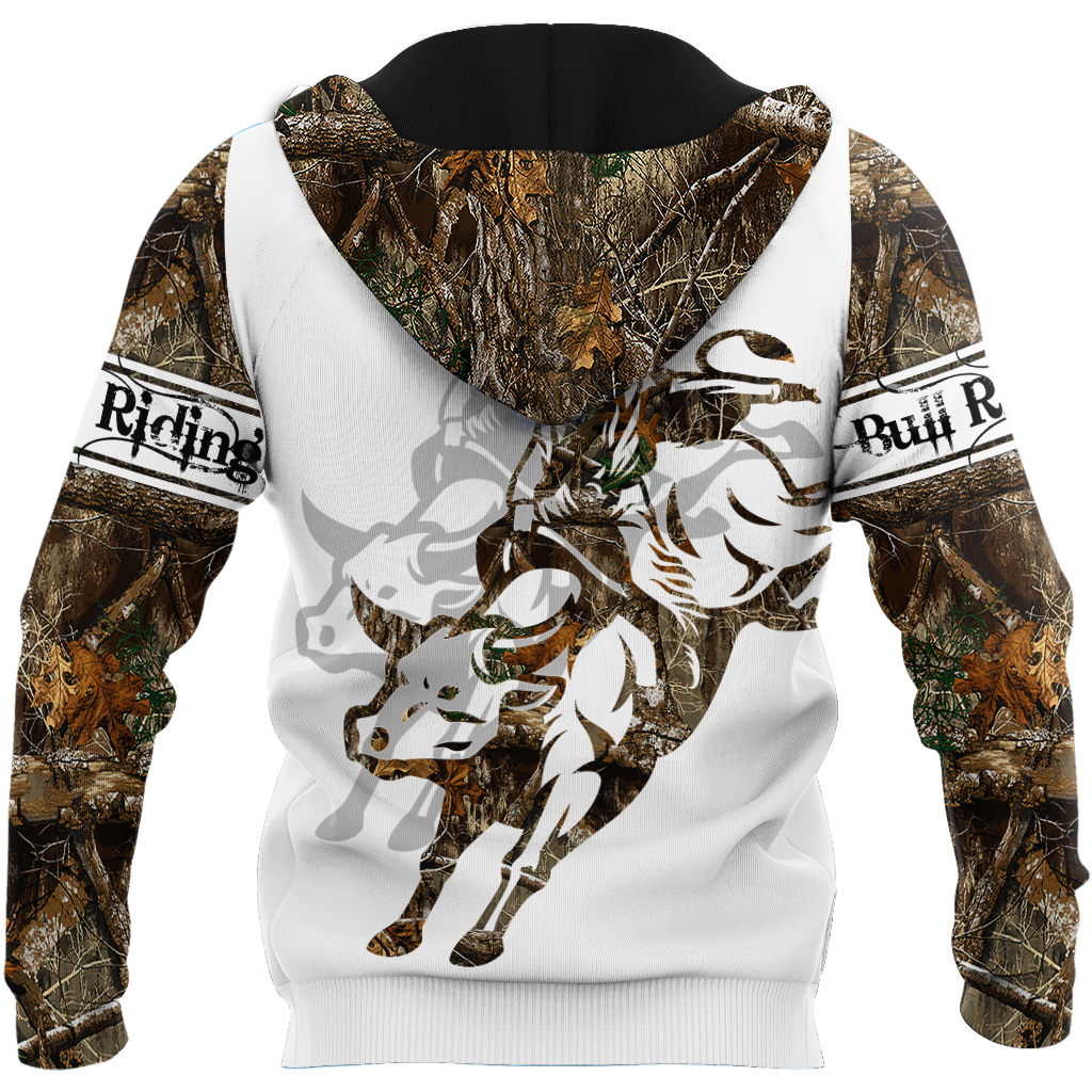Personalized Name Bull Riding 3D All Over Printed Unisex Shirts Tattoo Ver 2