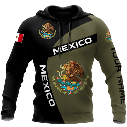 Personalized Mexico 3D All Over Printed Hoodie