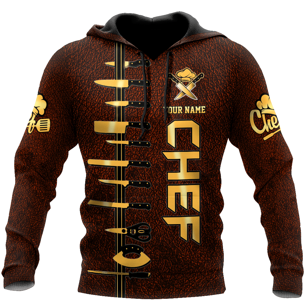 Custom Name Master Chef 3D All Over Printed Unisex Shirts
