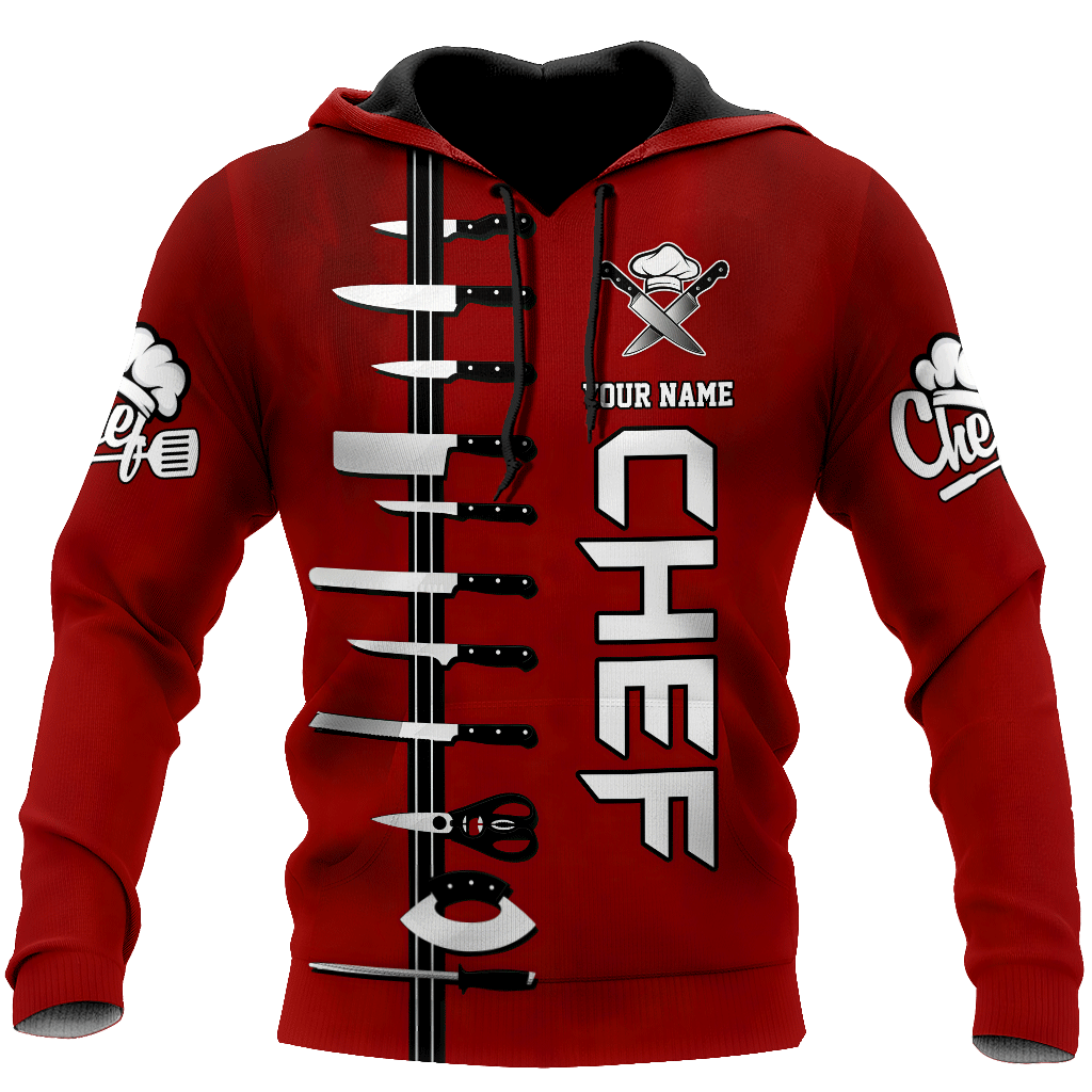 Custom Name Master Chef 3D All Over Printed Unisex Shirts