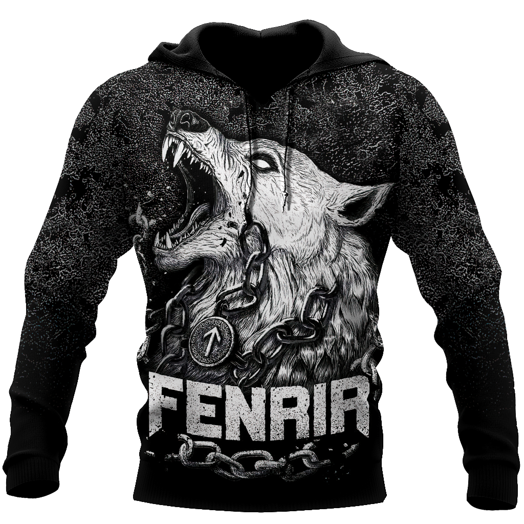 Premium Fenrir Wolf 3D All Over Printed Unisex Shirts