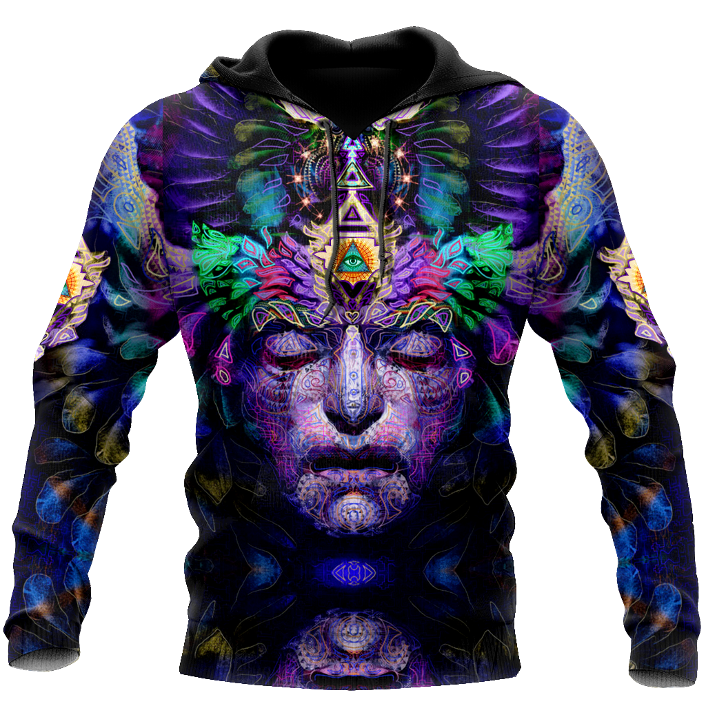 Illuminated 3D All Over Printed Unisex Shirts Psychedelic All Seeing Eyes