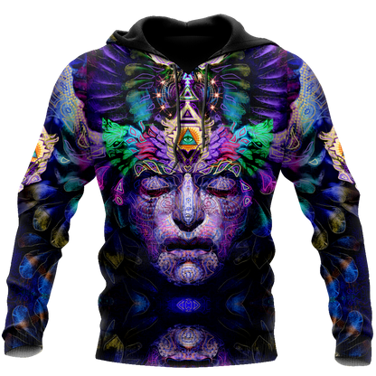 Illuminated 3D All Over Printed Unisex Shirts Psychedelic All Seeing Eyes