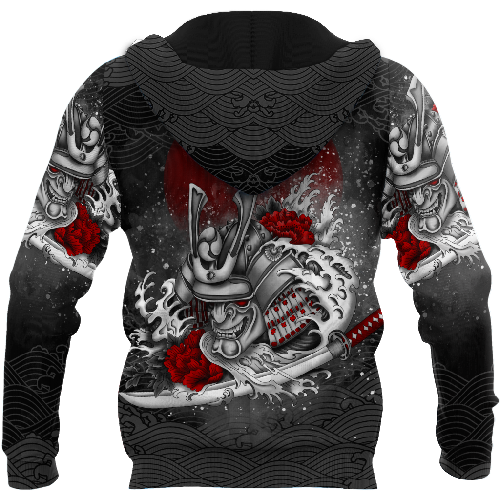Premium 3D Printed Samurai Flower Shirts MEI