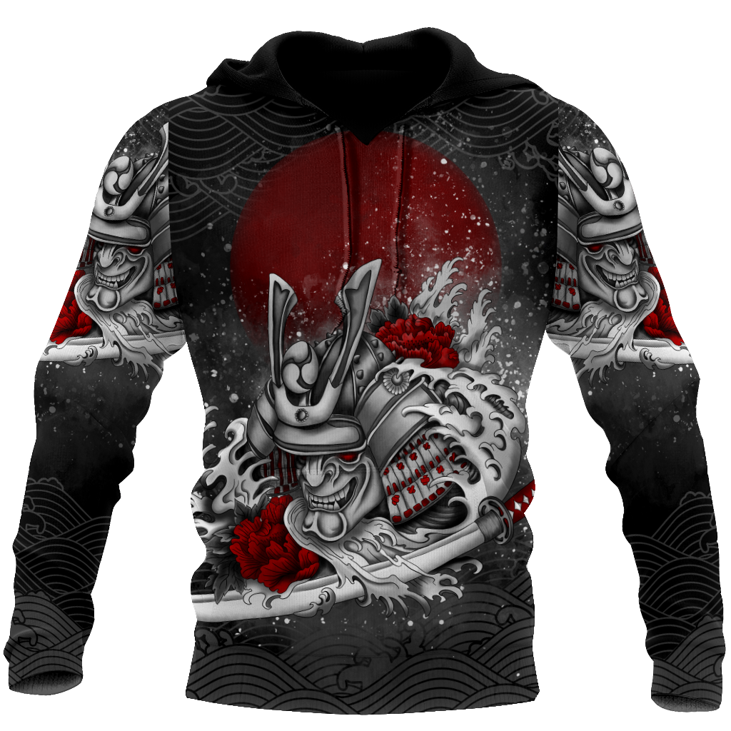 Premium 3D Printed Samurai Flower Shirts MEI