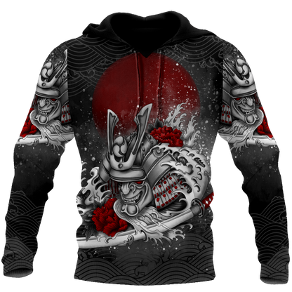 Premium 3D Printed Samurai Flower Shirts MEI