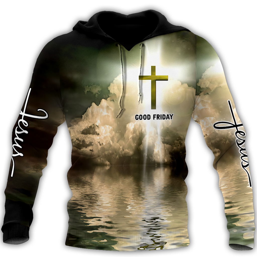 Premium Unisex Hoodie 3D All Over Printed Easter Day Christian Jesus No45 ML