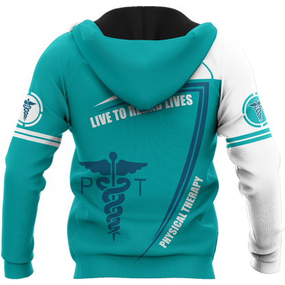 Personalized Name Physical Therapy 3D All Over Printed Unisex Shirts