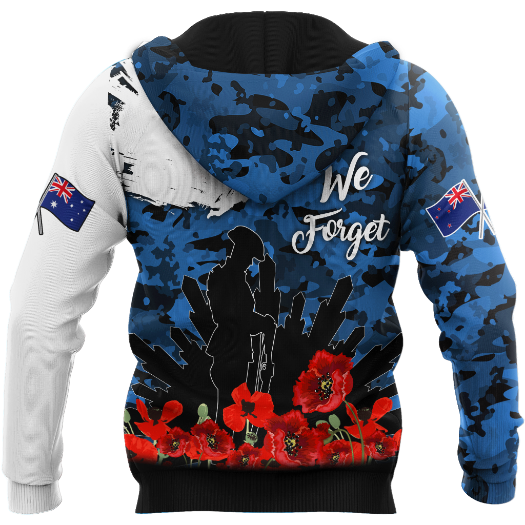 Lest We Forget Anzac Day 3D Printed Unisex Shirts TN