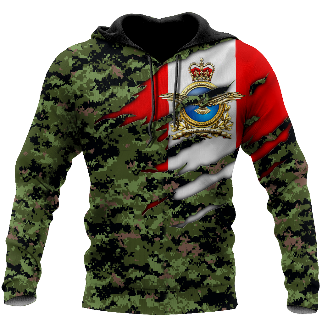 Canadian Air Force Veteran 3D All Over Printed Shirts PD10032102