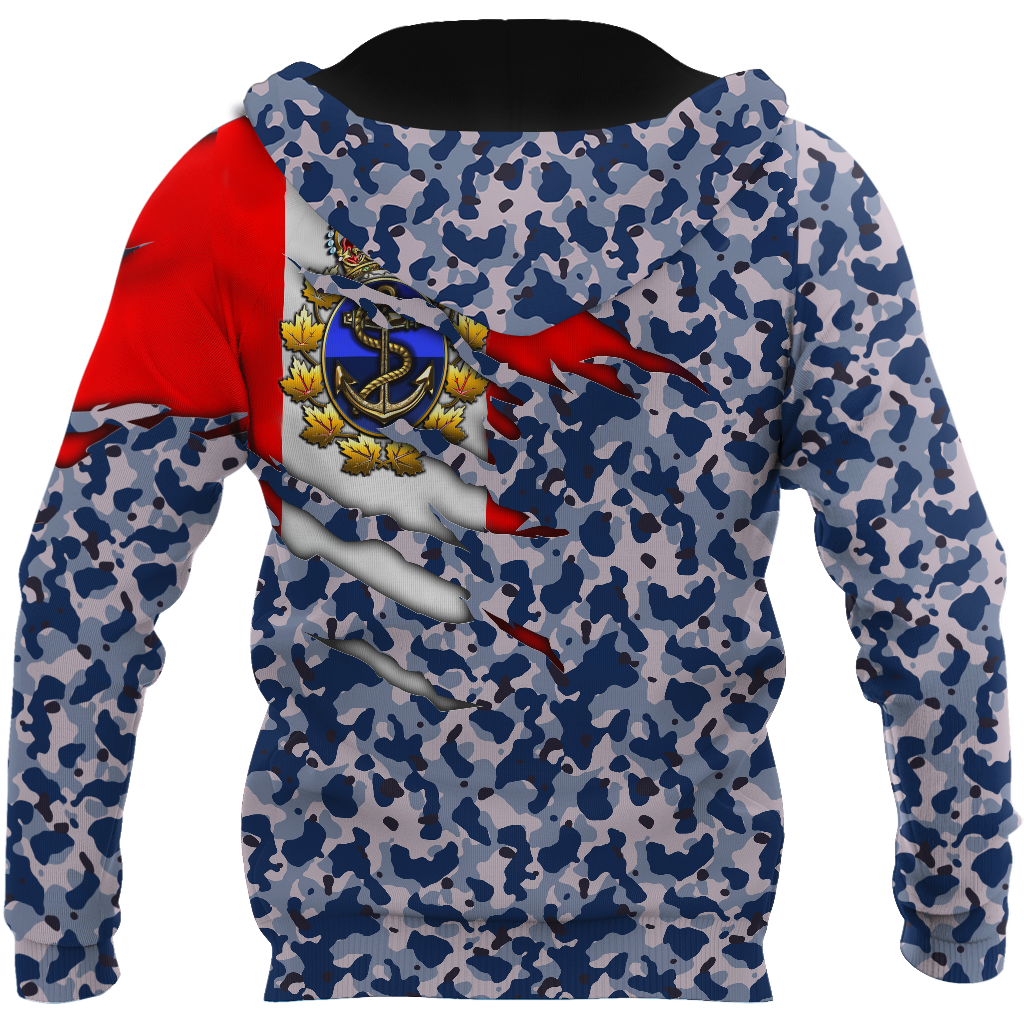 Canadian Navy Veteran 3D All Over Printed Shirts PD10032103