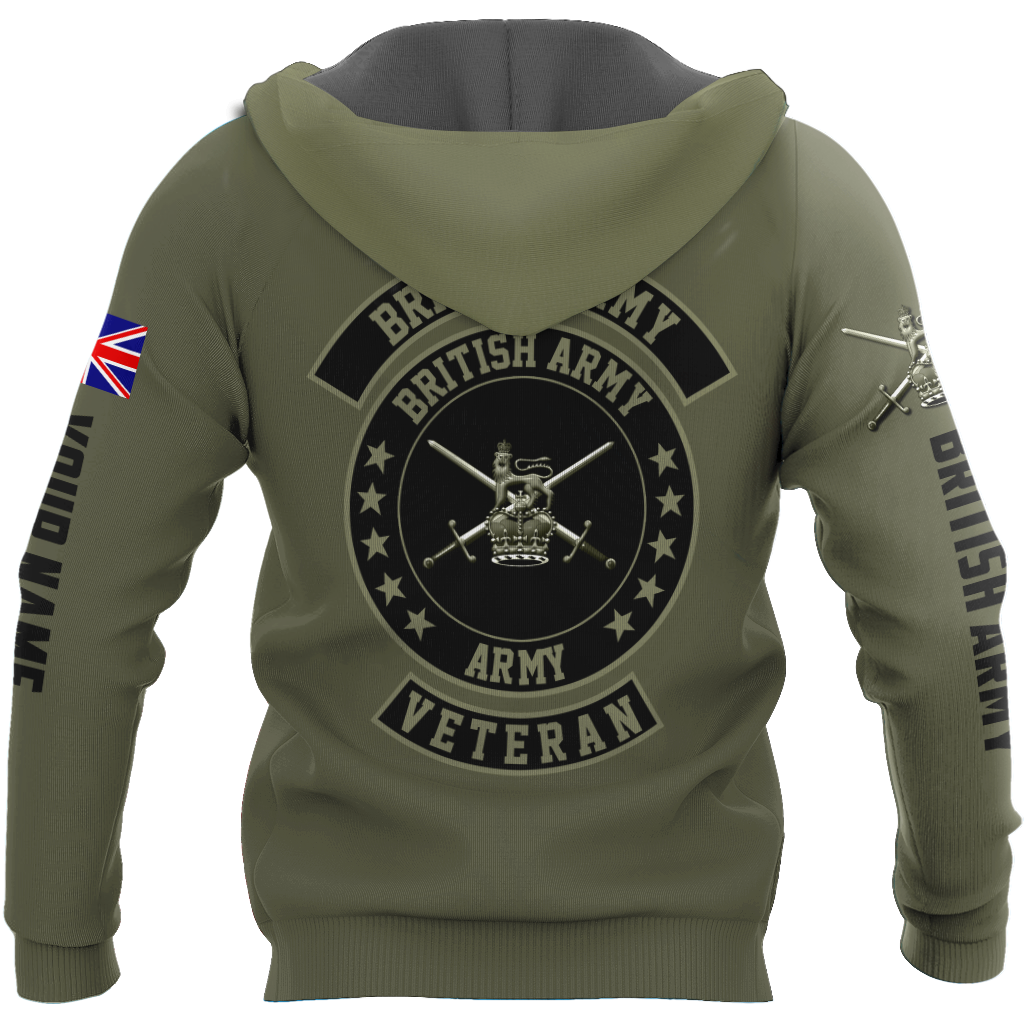 Personalized Name XT Bristish Army  3D All Over Printed Shirts DA10032103