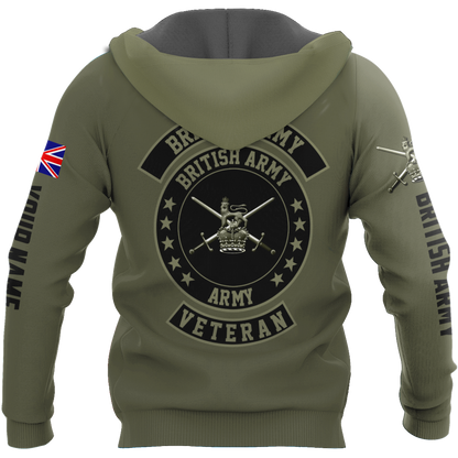 Personalized Name XT Bristish Army  3D All Over Printed Shirts DA10032103