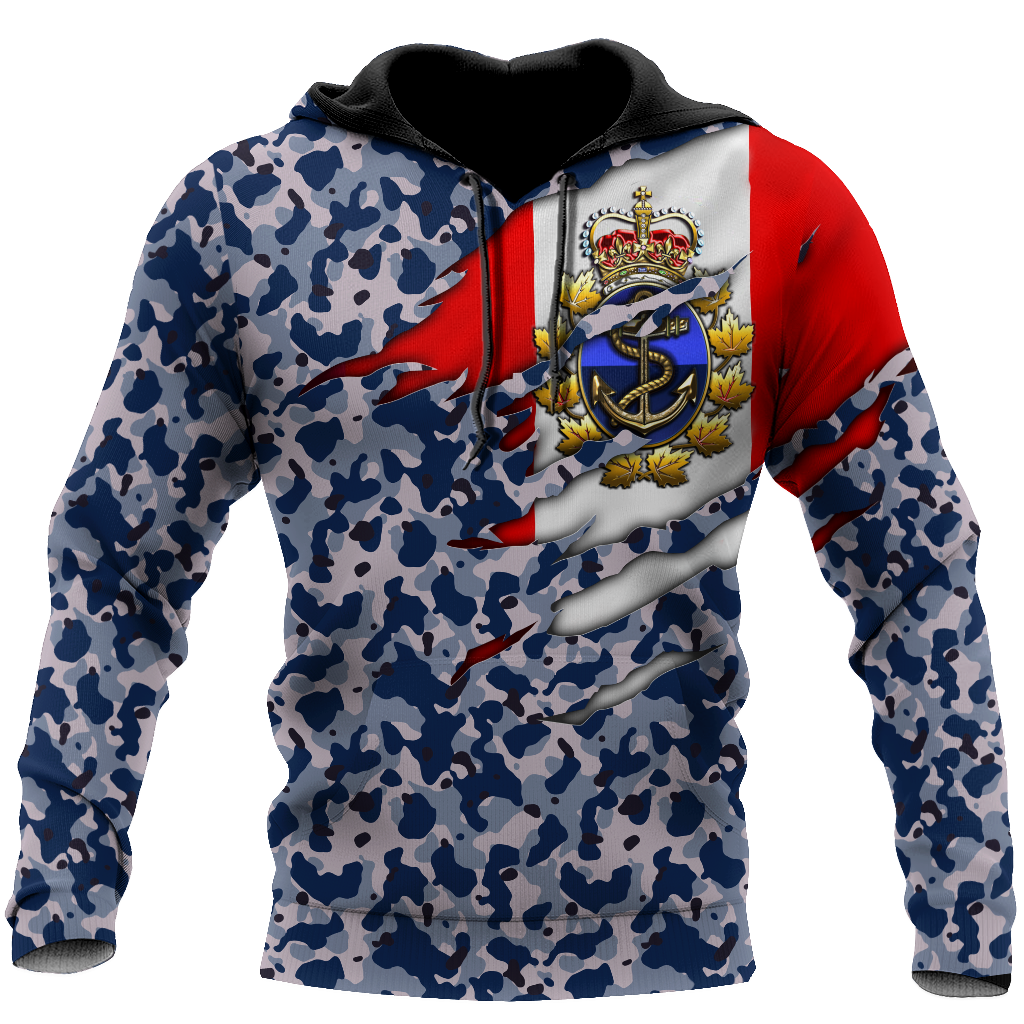 Canadian Navy Veteran 3D All Over Printed Shirts PD10032103
