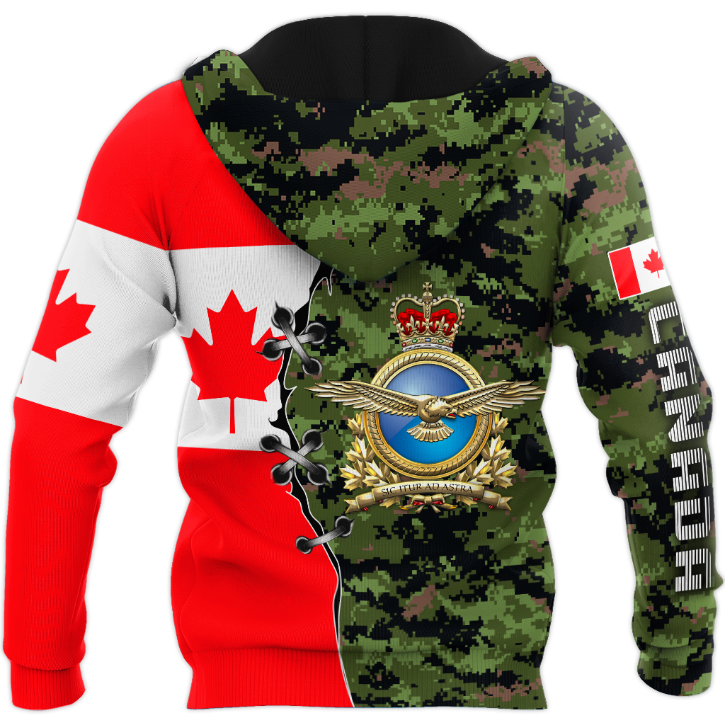 Canadian Air Force Veteran 3D All Over Printed Shirts NTN10032104