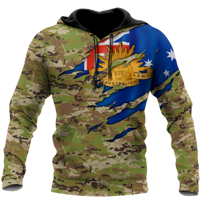 Australian Veteran 3D All Over Printed Shirts PD10032104