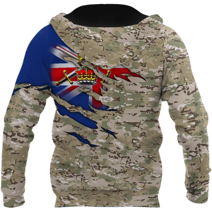 Bristish Veteran 3D All Over Printed Shirts PD10032105