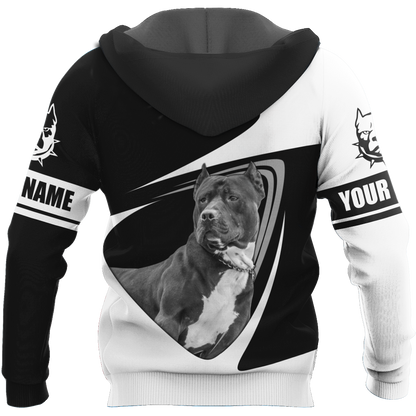 Pitbull Dog 3D All Over Printed Unisex PL